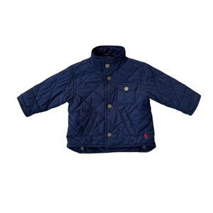 Ralph Lauren Quilted Blue Baby Jacket 9 Months